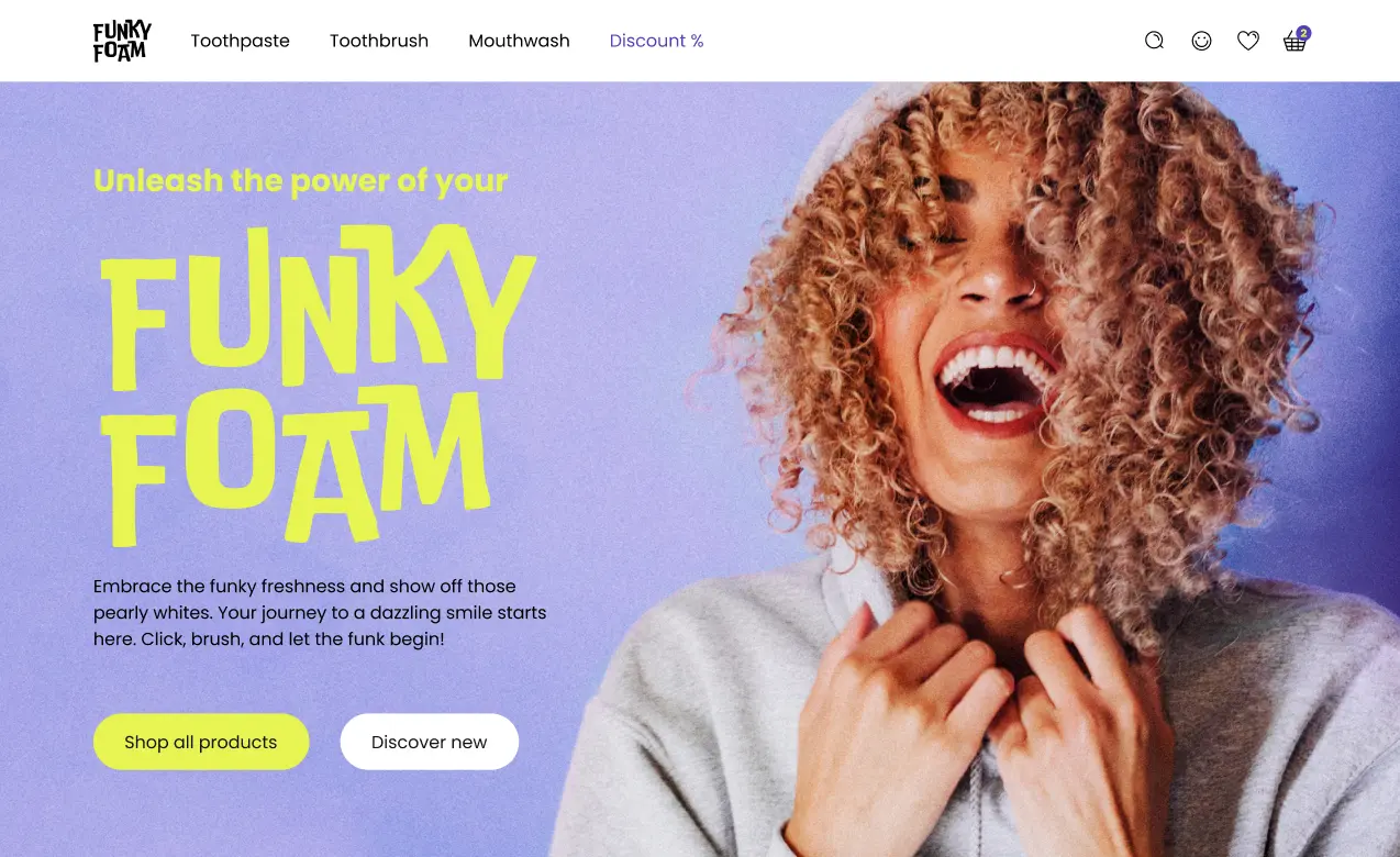 Red homepage screenshot